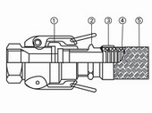 Stainless Steel Flexible Metal Hose QS type